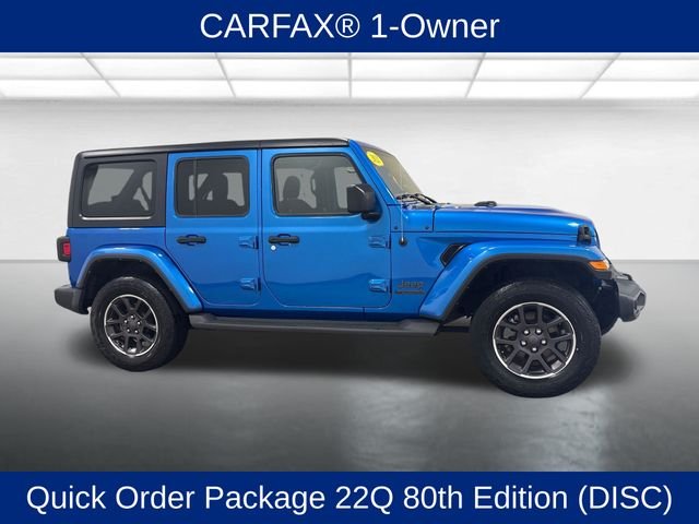 Used 2021 Blue Jeep Unlimited Sport S image 9