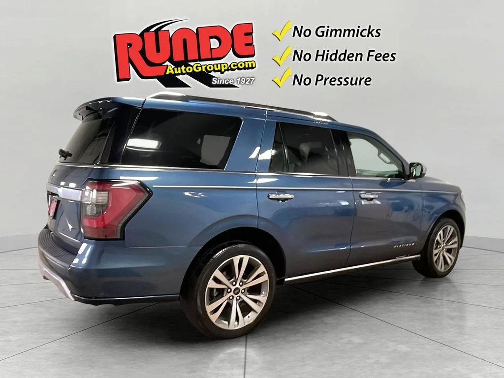 Used 2020 Blue Metallic Ford Platinum image 6
