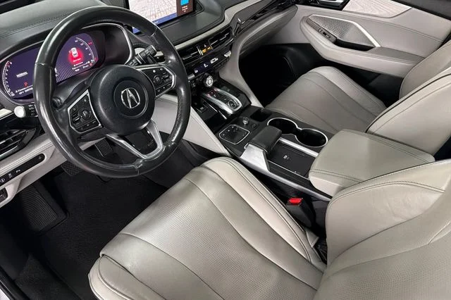 Used 2024 Liquid Carbon Metallic Acura Advance image 13