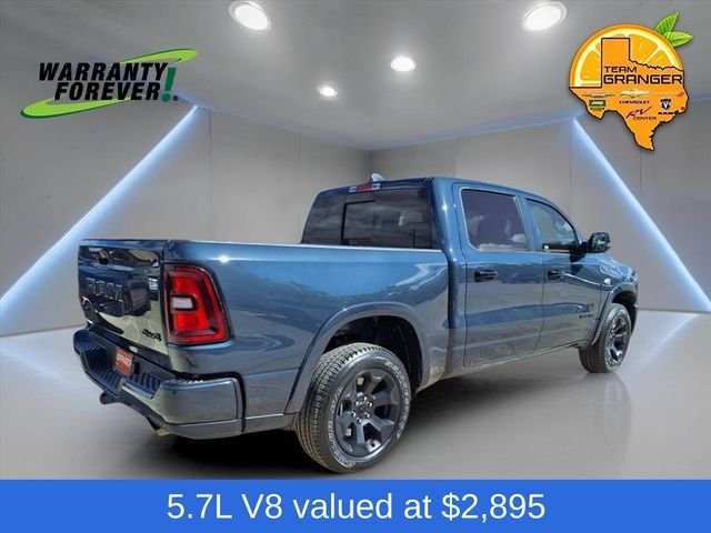 New 2026 Forged Blue Metallic Exterior Paint RAM Big Horn/Lone Star image 2