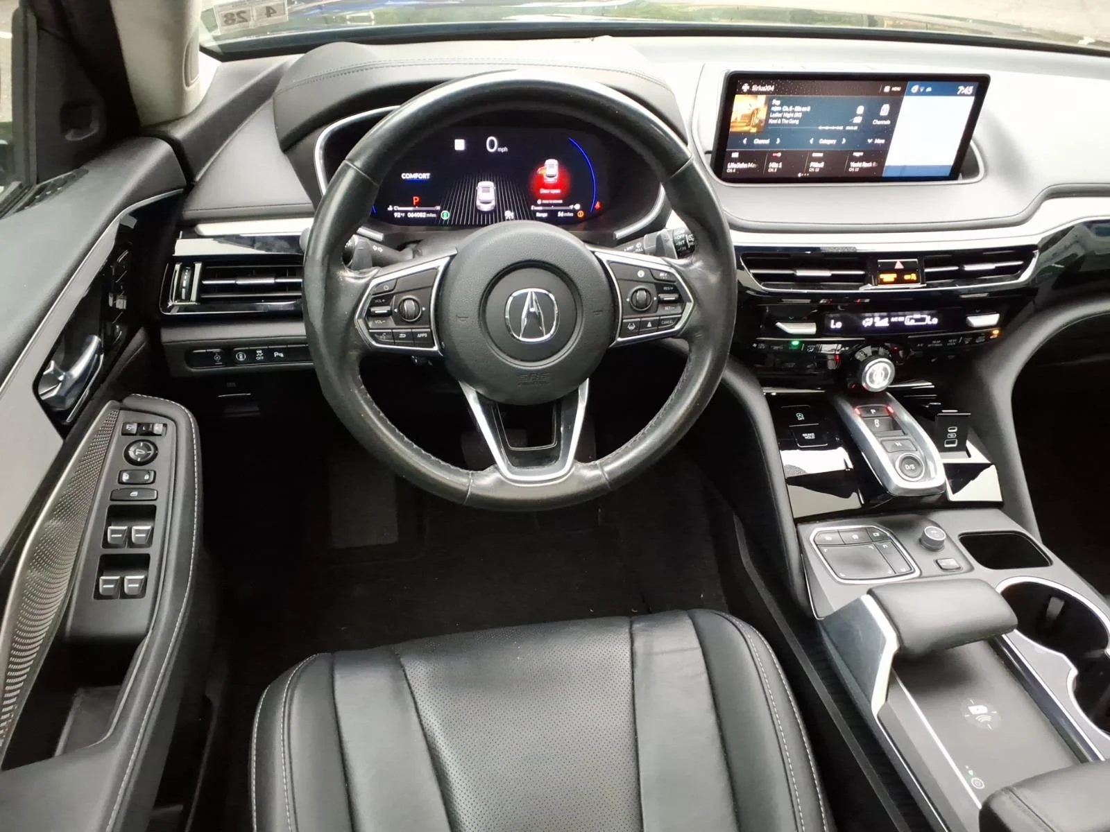 Used 2023 Majestic Black Pearl Acura SH-AWD TECH image 7
