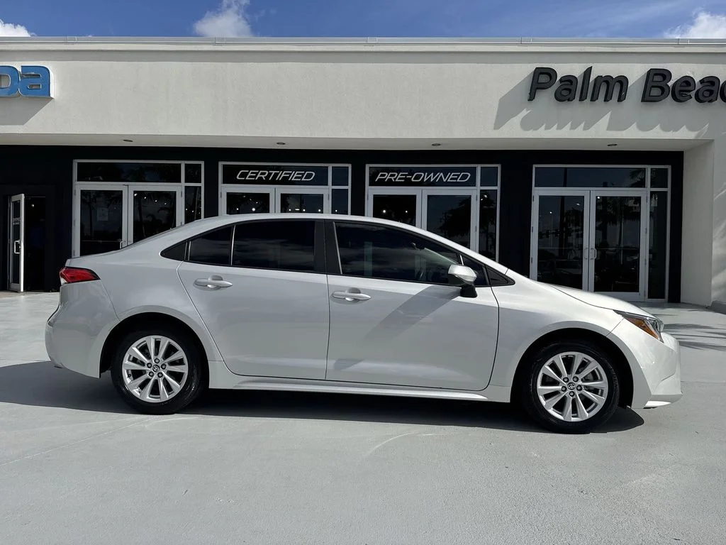 Used 2023 Classic Silver Metallic Toyota LE image 23