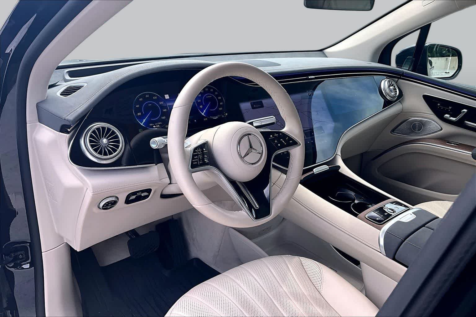 Used 2024 Obsidian Black Metallic Mercedes-Benz EQS 450 image 17