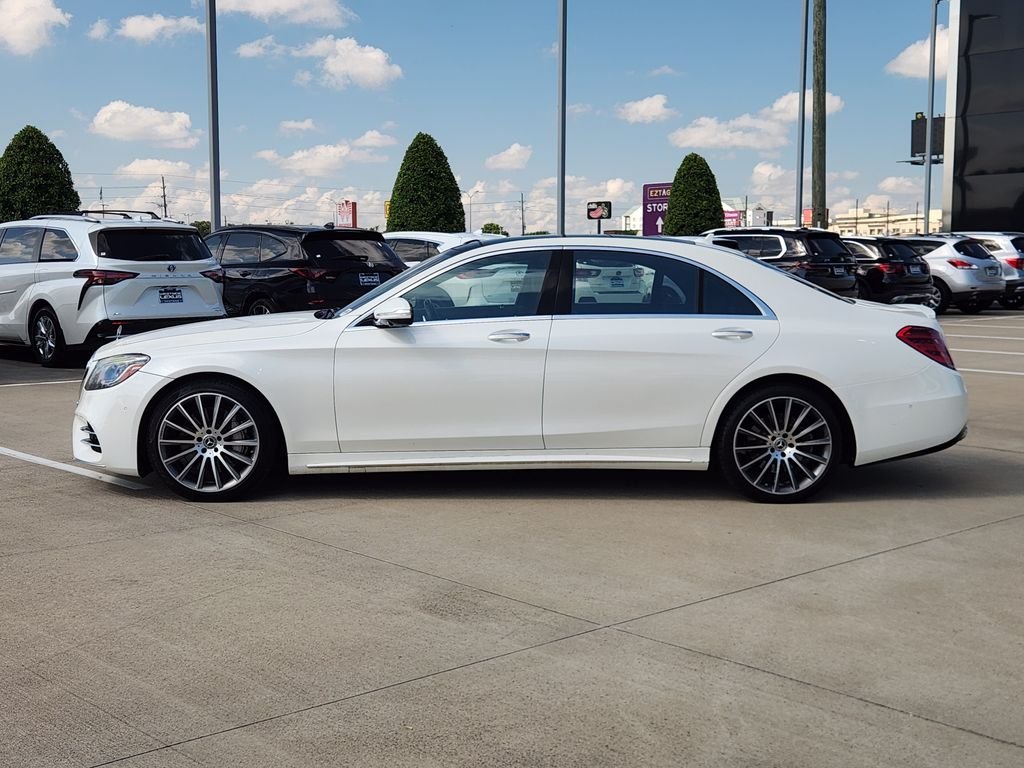 Used 2018 designo Diamond White Mercedes-Benz S 450 image 4