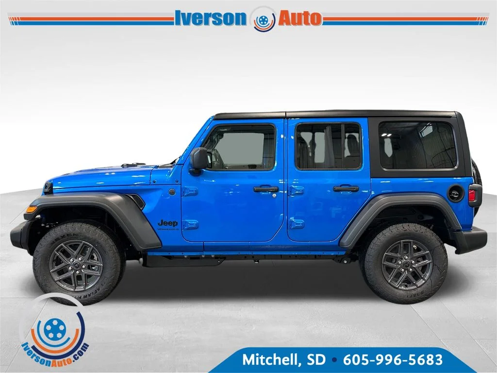 New 2026 Hydro Blue Pearlcoat Jeep Sport RHD image 3