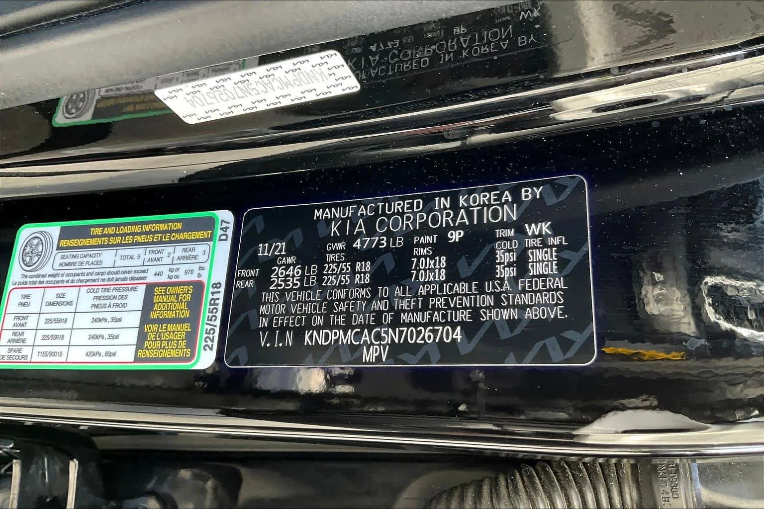 Used 2022 Black Cherry Kia LX image 54