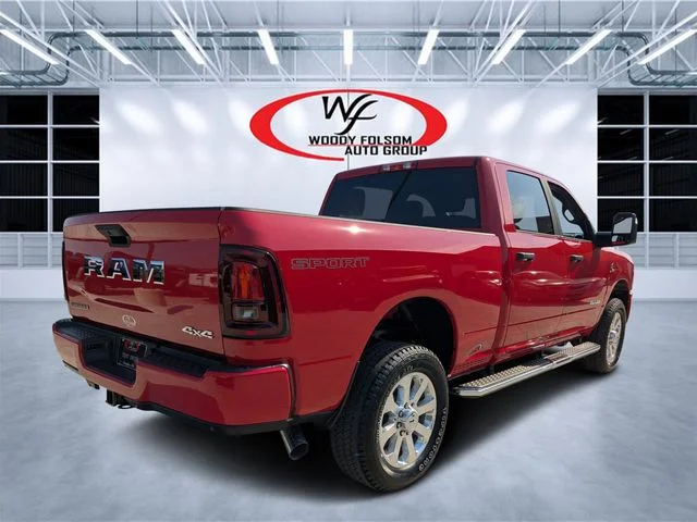 New 2026 Flame Red Clear-Coat Exterior Paint RAM Big Horn image 3