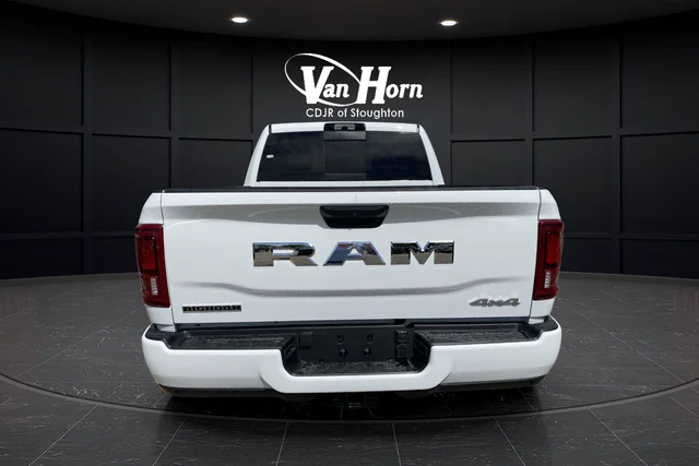 New 2025 Bright White Clearcoat RAM Big Horn image 13