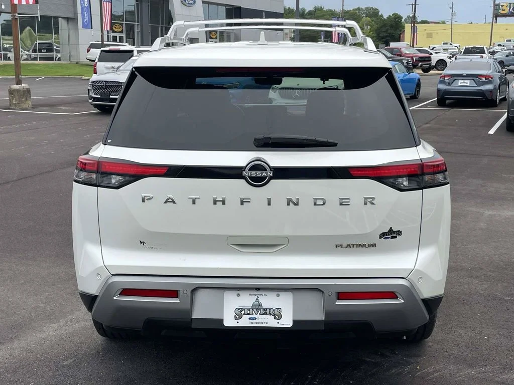 Certified Used 2023 White Nissan Platinum image 4