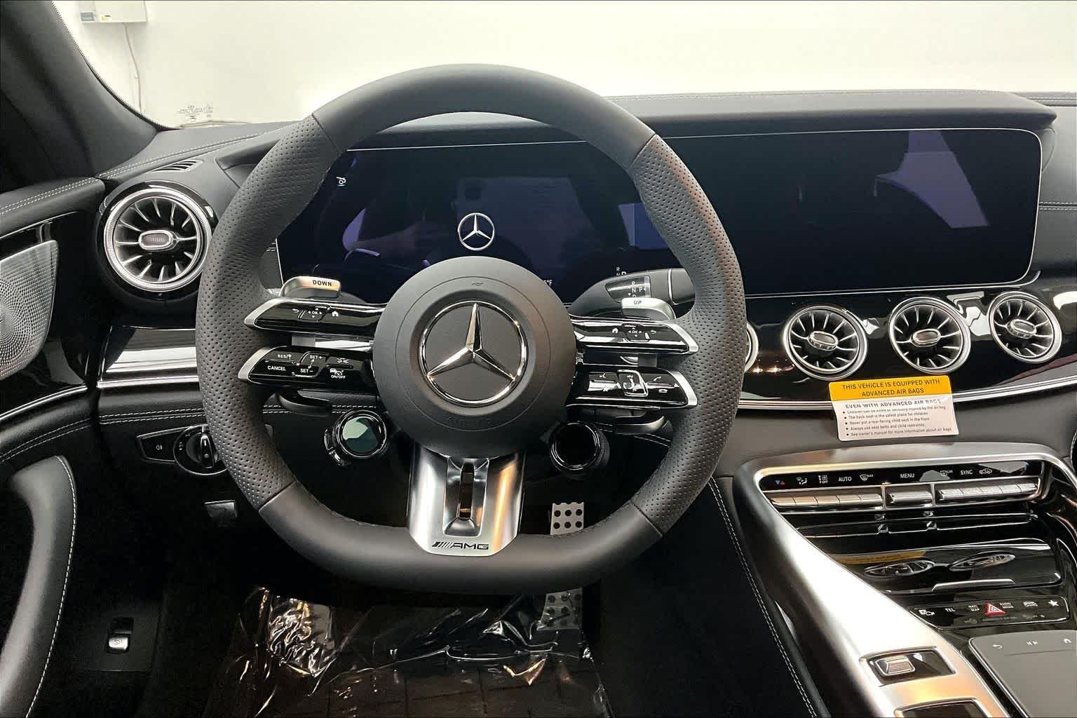 New 2026 Obsidian Black Metallic Mercedes-Benz AMG® GT 43 4-Door Coupe image 15