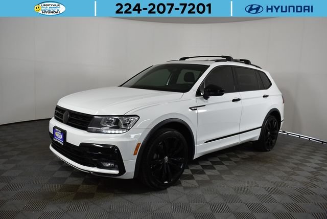 Used 2021 White Volkswagen 2.0T SE R-Line Black image 1