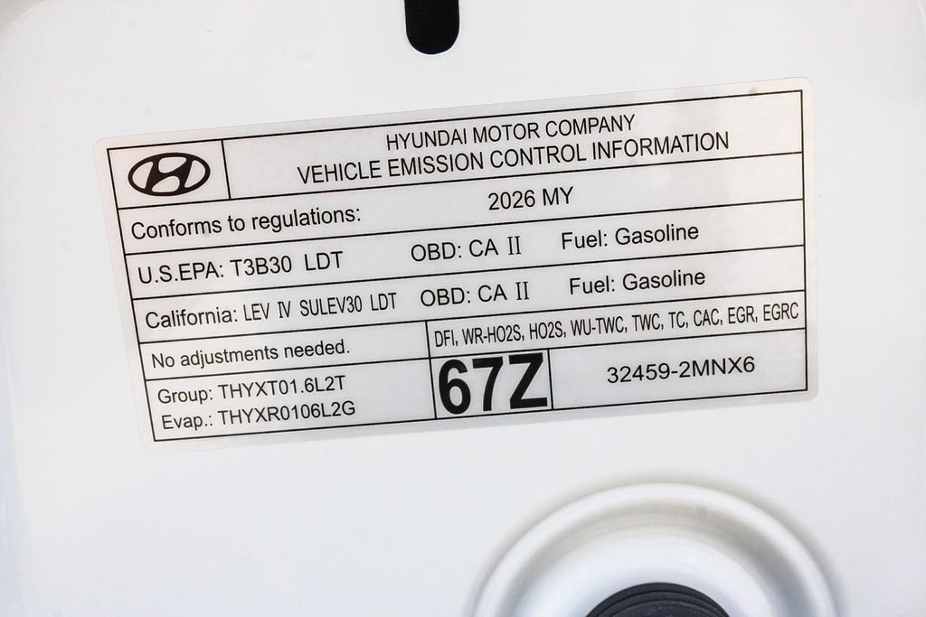 New 2026 White Hyundai SEL image 28