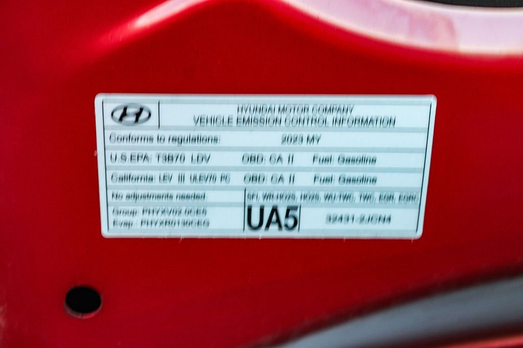Certified Used 2023 Red Hyundai SEL image 28