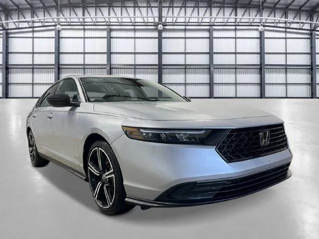 New 2026 Solar Silver Metallic Honda Sport Hybrid image 9