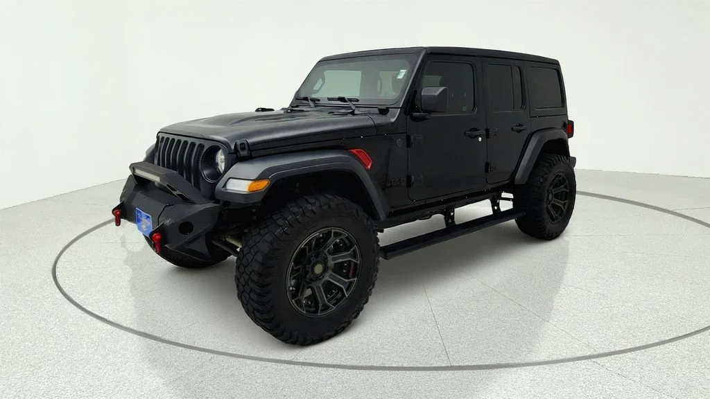 Used 2023 Black Jeep 4-Door Sport S 4x4 image 5
