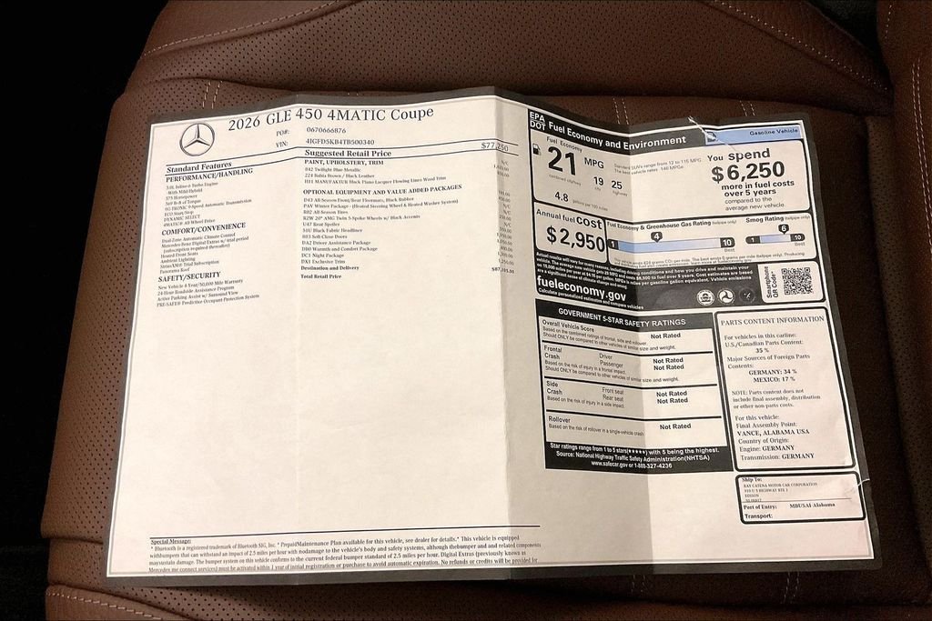 2026 Mercedes-Benz GLE Coupe GLE450 - Photo 22