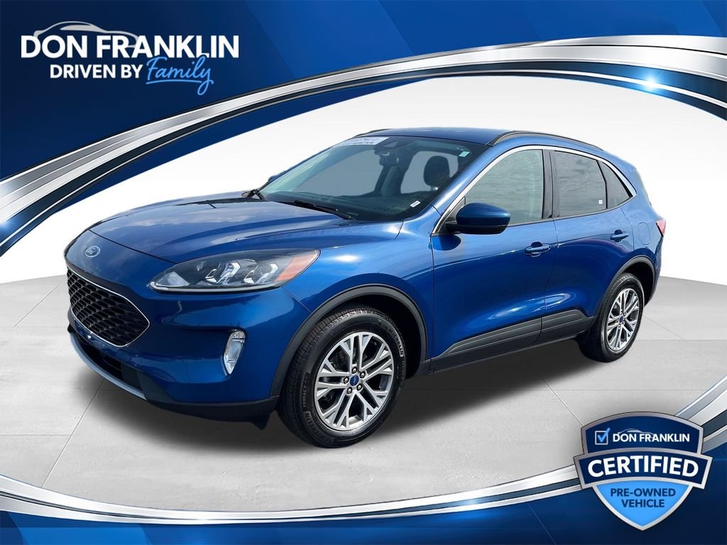 Used 2022 Blue Ford SEL image 1