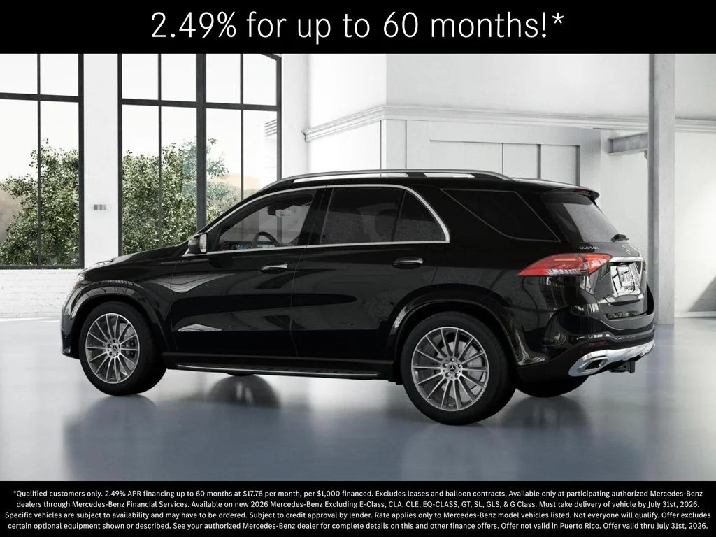 New 2026 Obsidian Black Metallic Mercedes-Benz GLE 580 image 31