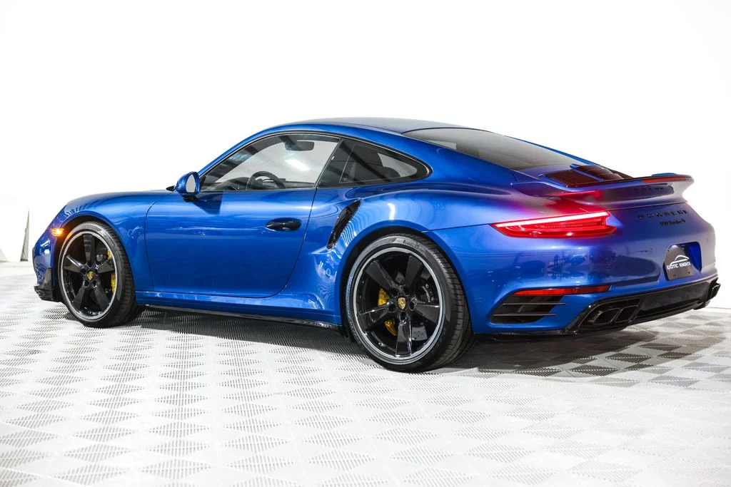Used 2018 Blue Porsche Turbo S image 15