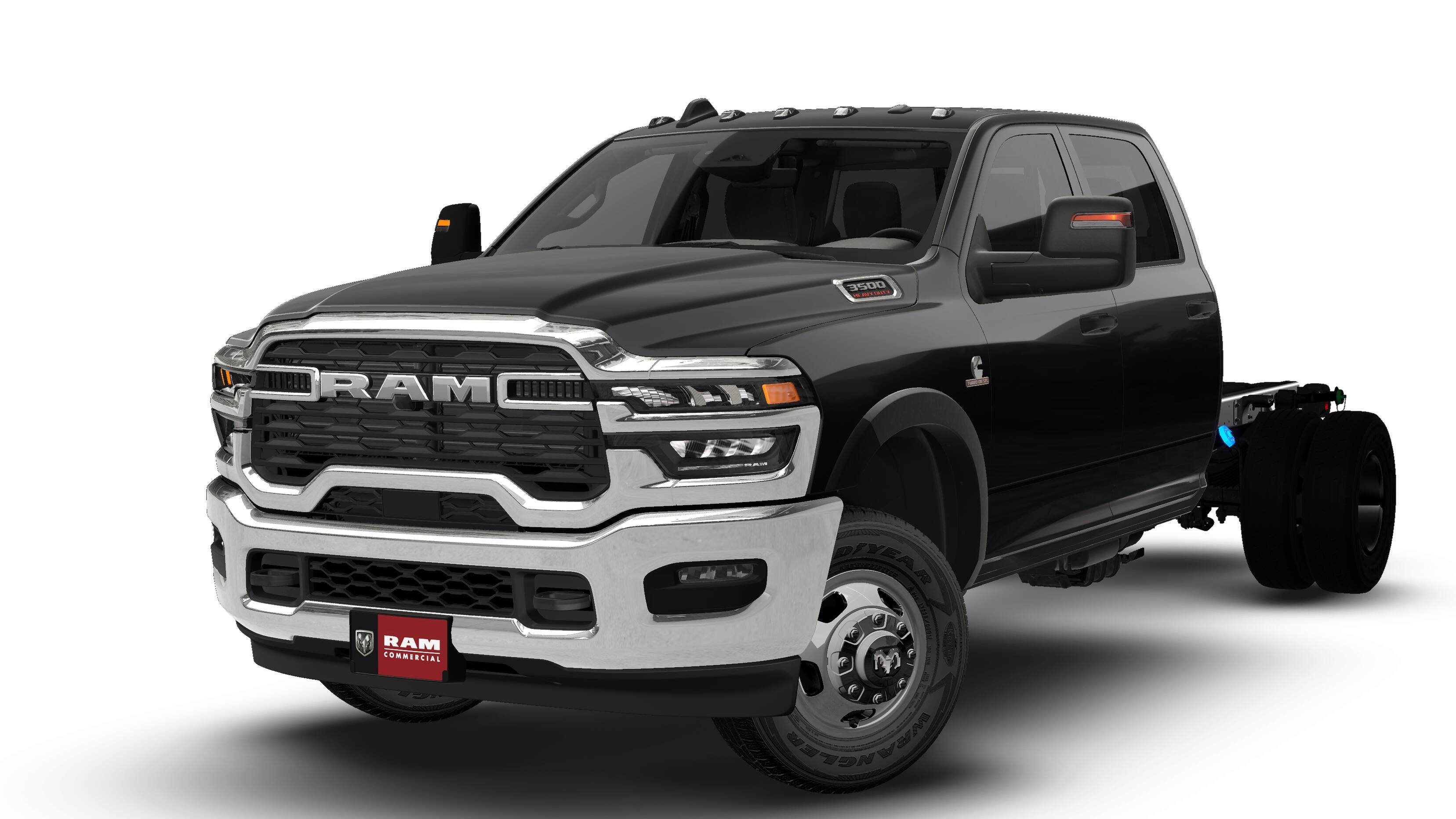 New 2026 Diamond Black Crystal Pearl-Coat Exterior Paint RAM TRADESMAN image 13
