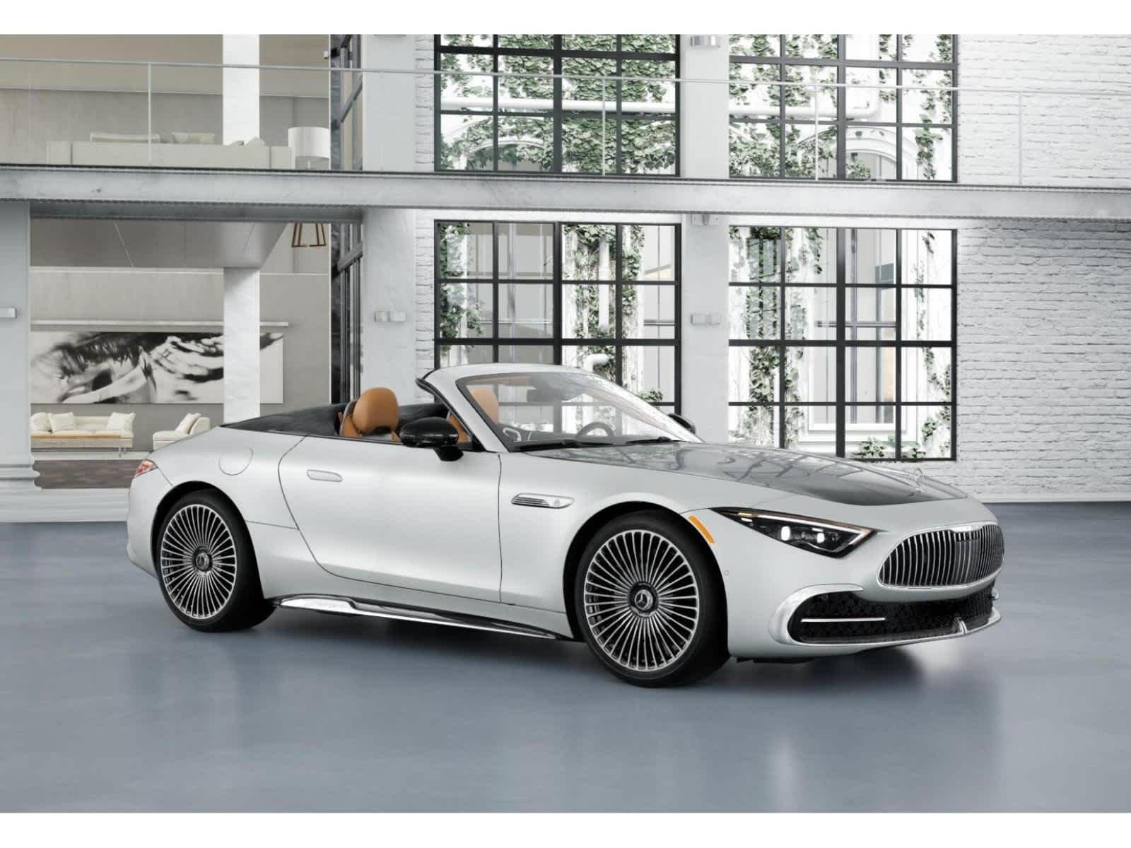 New 2027 MANUFAKTUR Moonlight White Magno Mercedes-Benz Maybach SL 680 Monogram Series image 12