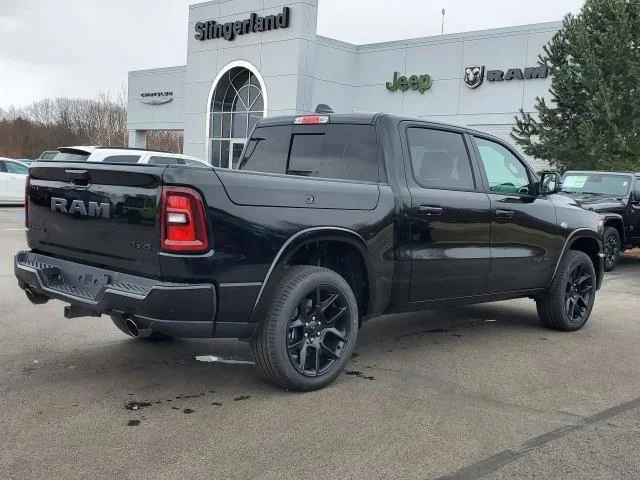 New 2026 Diamond Black Crystal Pearl-Coat Exterior Paint RAM Laramie image 3