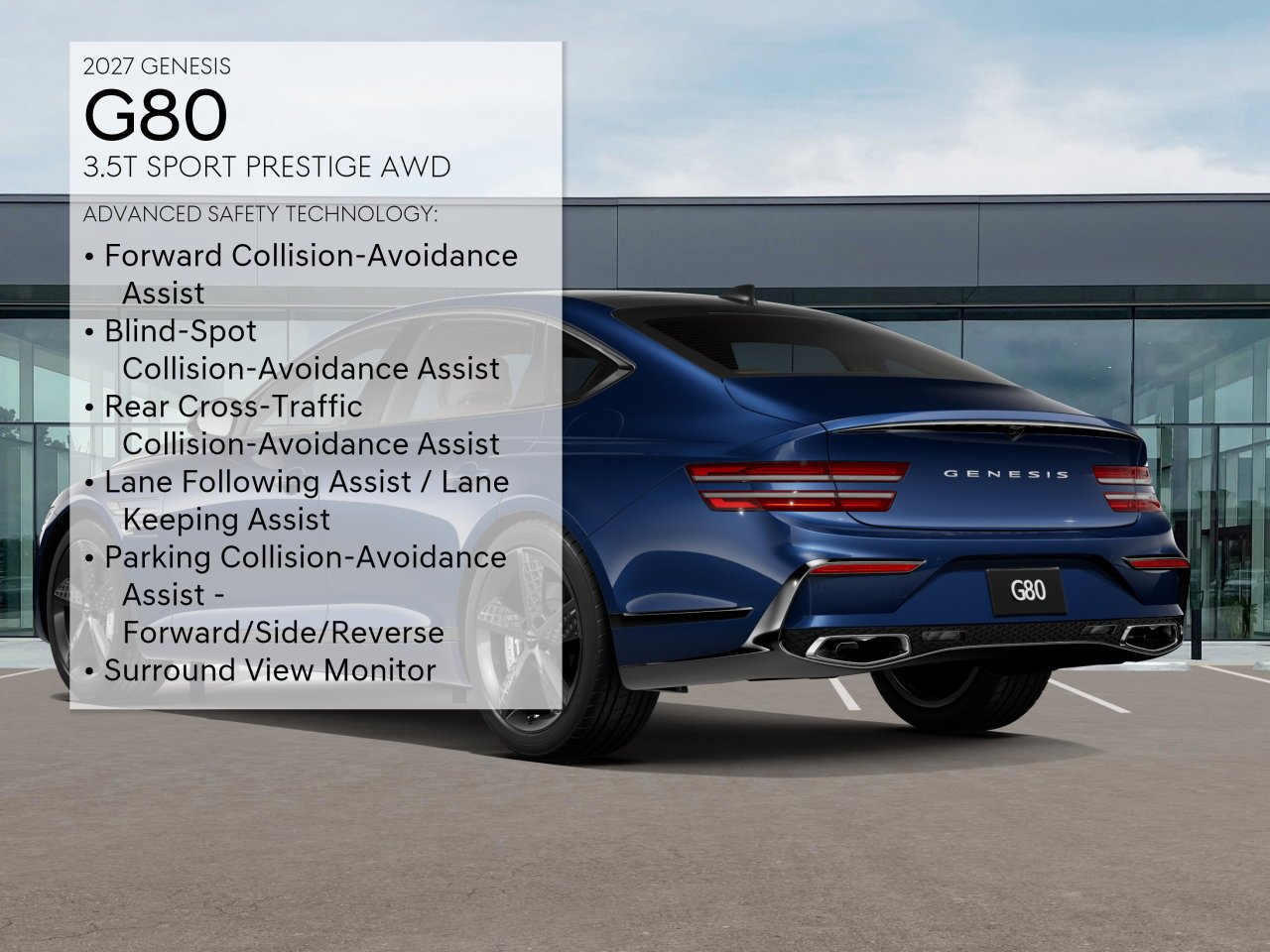 New 2027  Genesis 3.5T SPORT PRESTIGE image 7