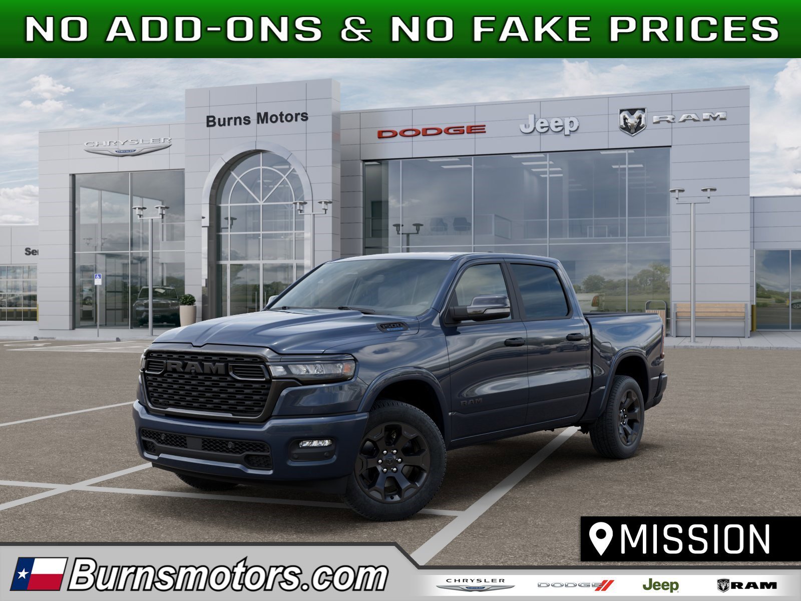 New 2026 Forged Blue Metallic Exterior Paint RAM Lone Star Night Edition image 1