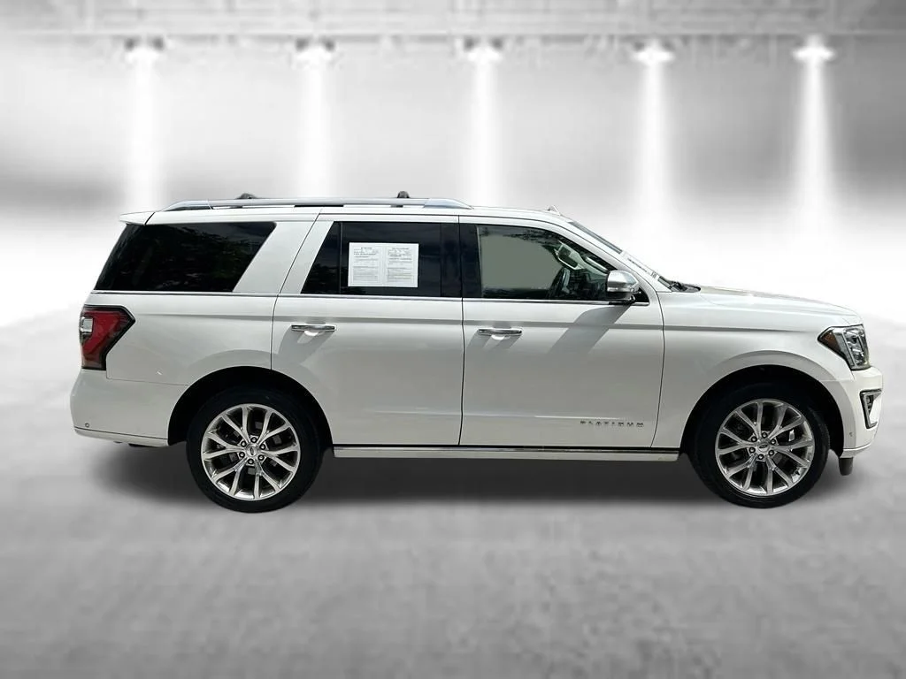 Certified Used 2019 White Platinum Clearcoat Metallic Ford Platinum image 4