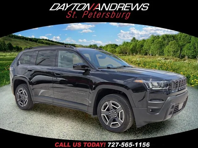 New 2026 Diamond Black Crystal Pearlcoat Jeep Laredo image 1