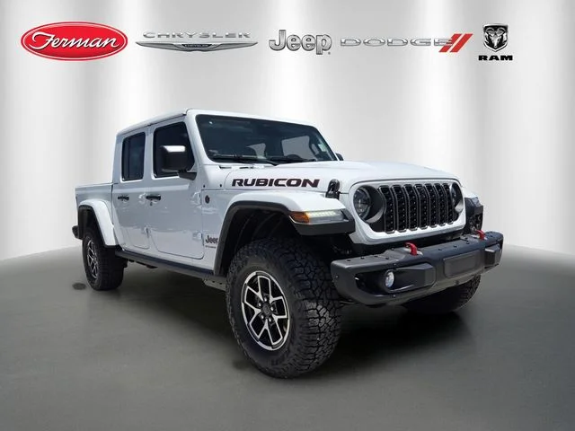 New 2026 Bright White Clear-Coat Exterior Paint Jeep Rubicon X image 1