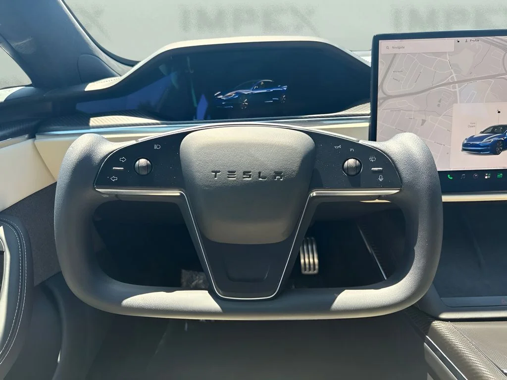 Used 2021 Blue Tesla Plaid image 9