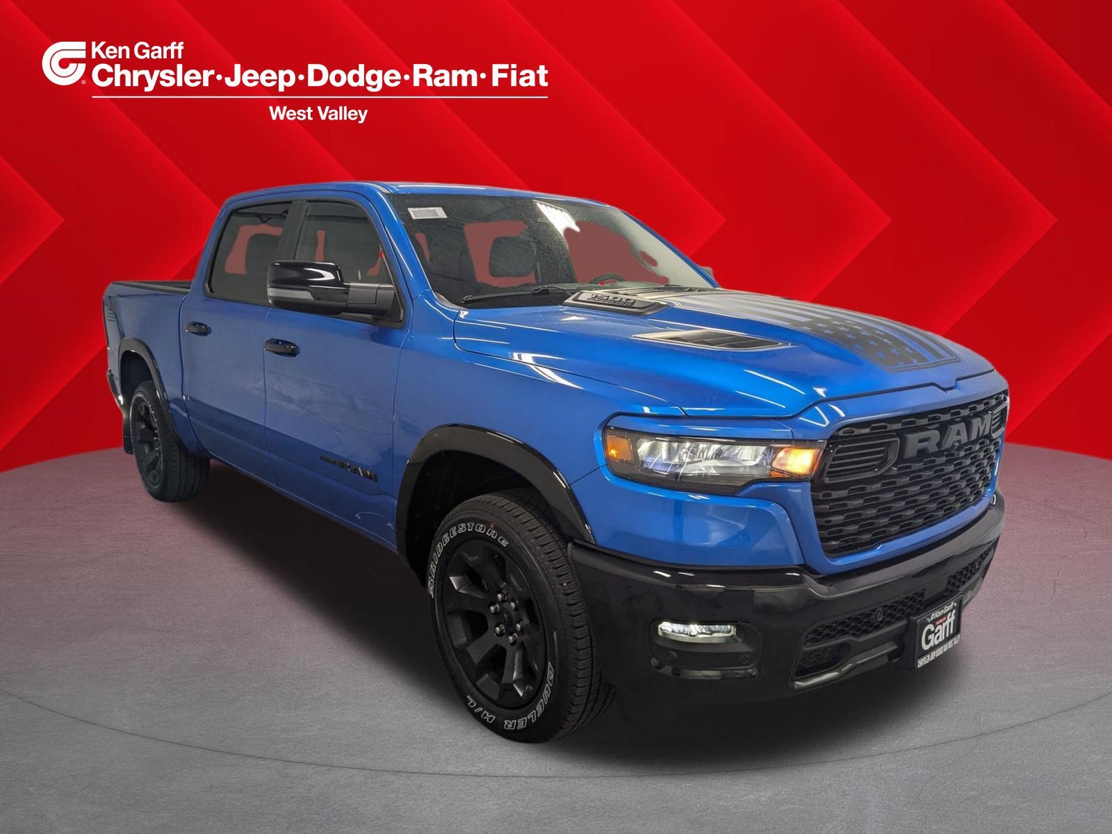 New 2026 Hydro Blue Pearlcoat RAM Big Horn image 1