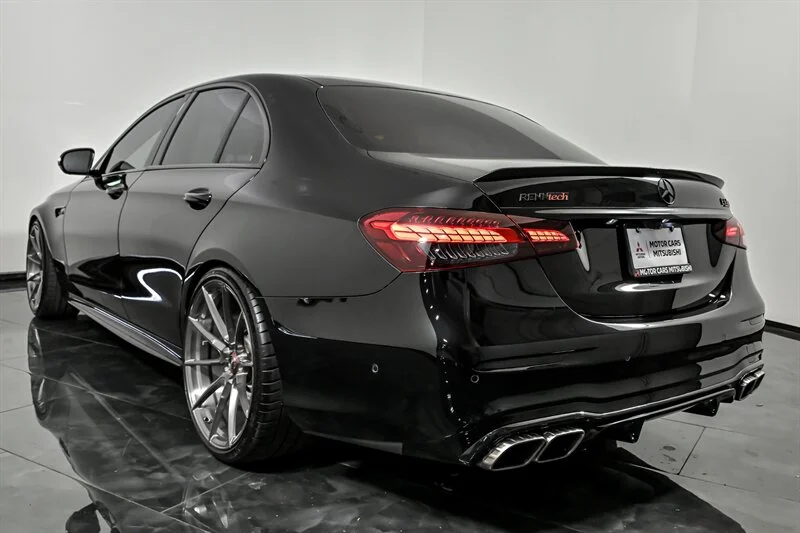 Used 2021 Obsidian Black Metallic Mercedes-Benz AMG® E 63 S-RENNTECH TUNE-AL13 WHEELS-PPF! image 17