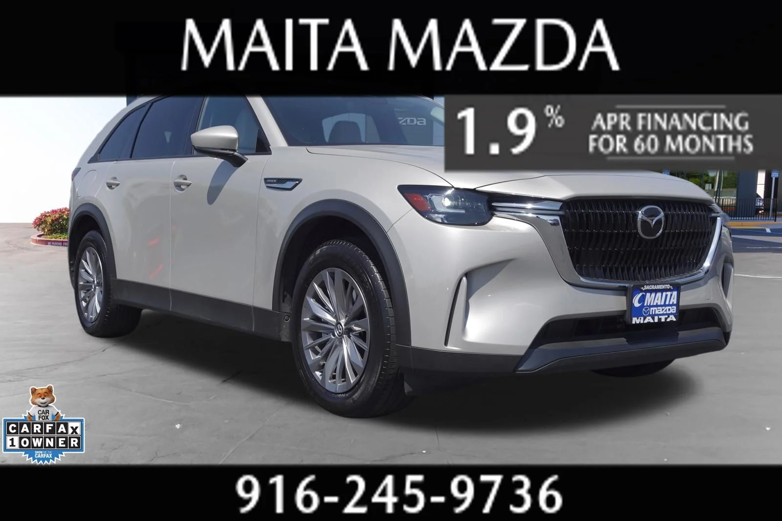 Certified Used 2024 Platinum Quartz Mazda Preferred image 1