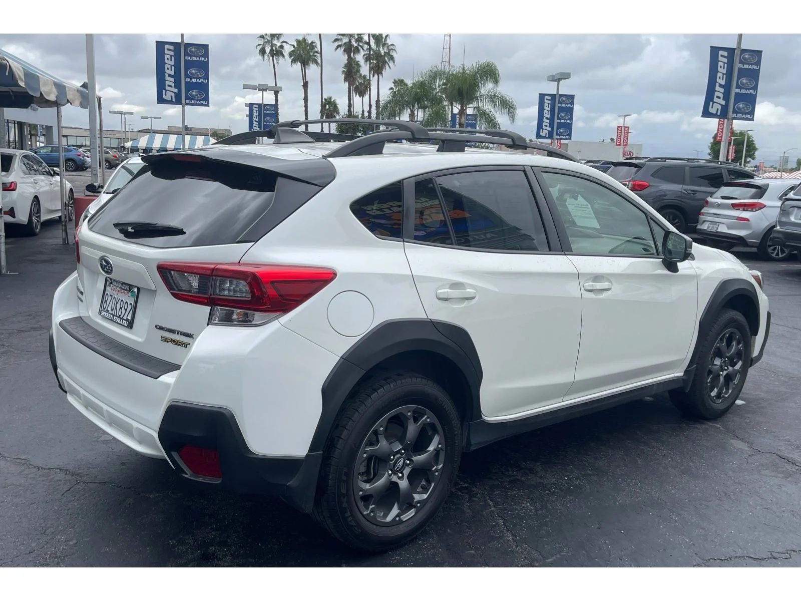 Used 2021 CRYSTAL WHITE PEA Subaru Sport image 5