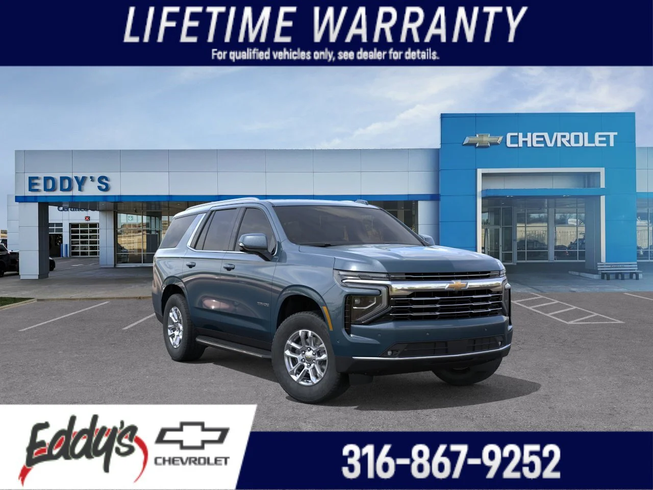 New 2026 Lakeshore Blue Metallic Chevrolet LT image 1