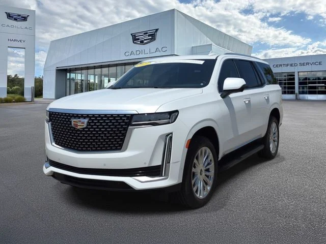 Used 2023 Crystal White Cadillac Premium Luxury image 1