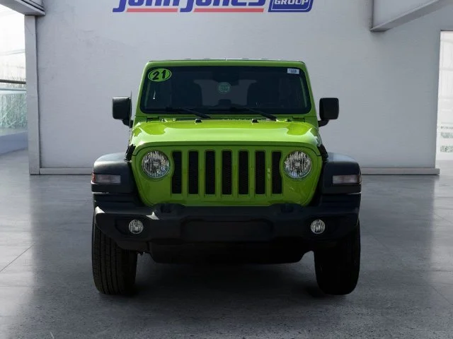 Used 2021 Gecko Clearcoat Jeep Unlimited Sport S image 8
