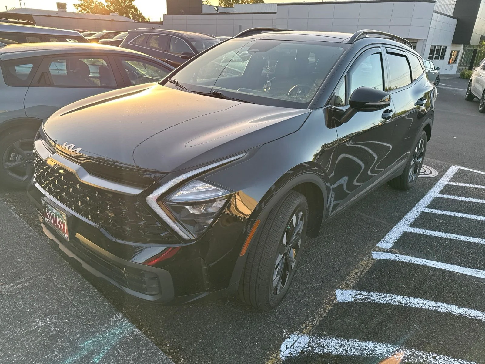 Certified Used 2023 Ebony Black Kia X-Line image 1