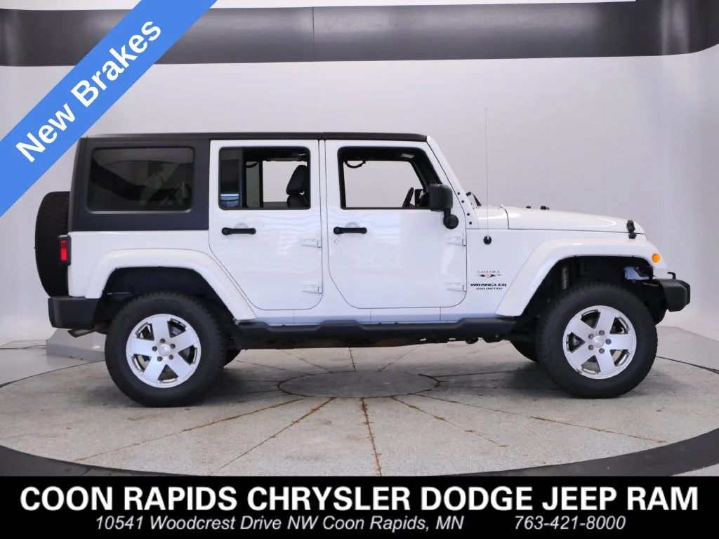 Certified Used 2017 White Jeep Unlimited Sahara image 6