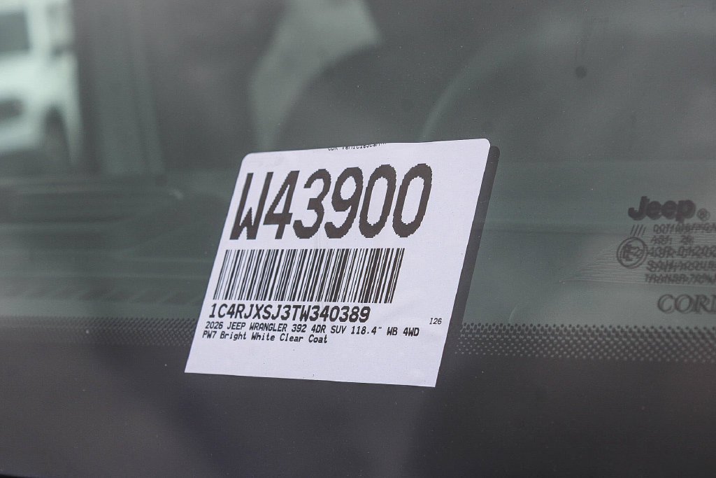 New 2026 Bright White Clearcoat Jeep Willys 392 image 28