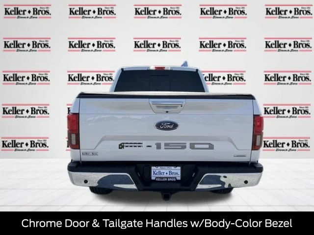 Certified Used 2018 White Platinum Clearcoat Metallic Ford Lariat image 6