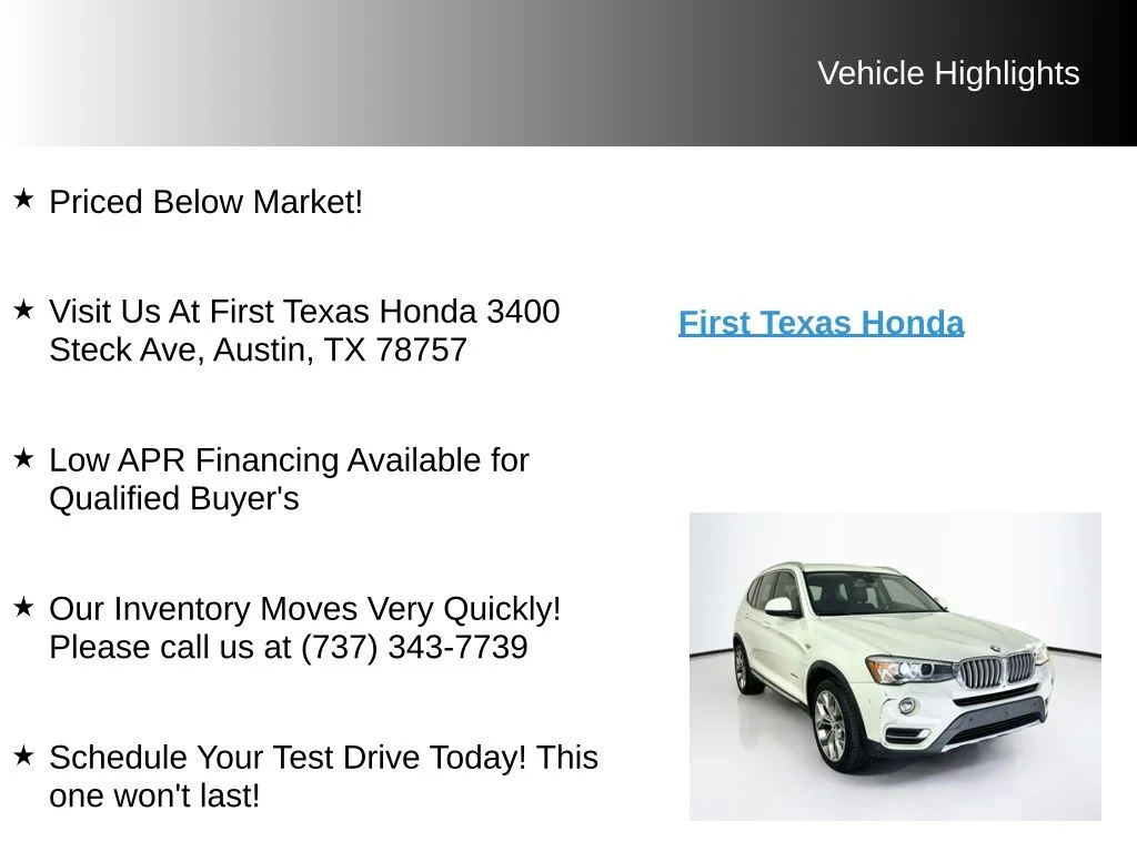 Used 2016 Alpine White BMW xDrive28i image 10