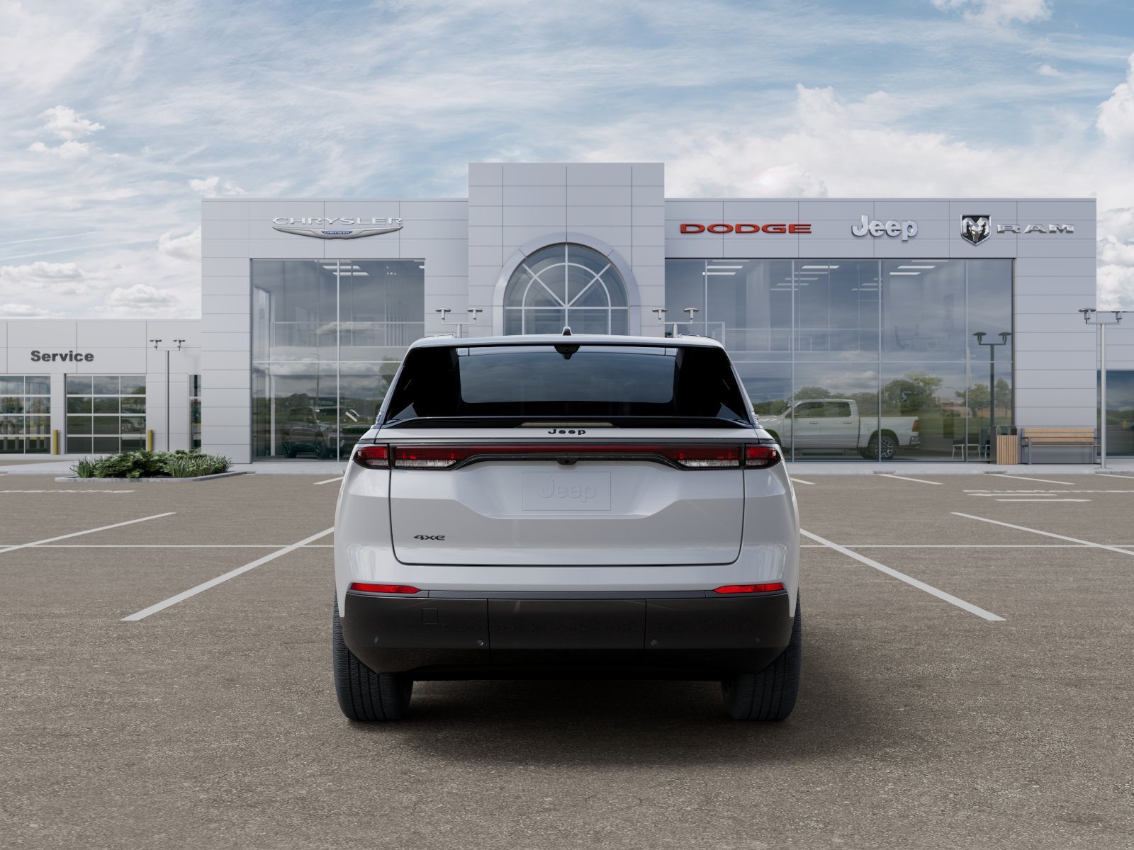 New 2025 Bright White Clear-Coat Exterior Paint Jeep Limited image 35