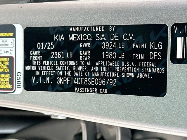 Used 2025 Gray Kia LXS image 29