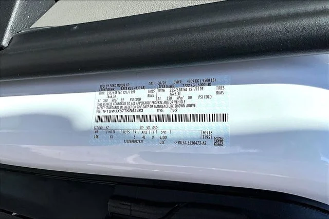 New 2026 Oxford White Ford Cargo Van image 8