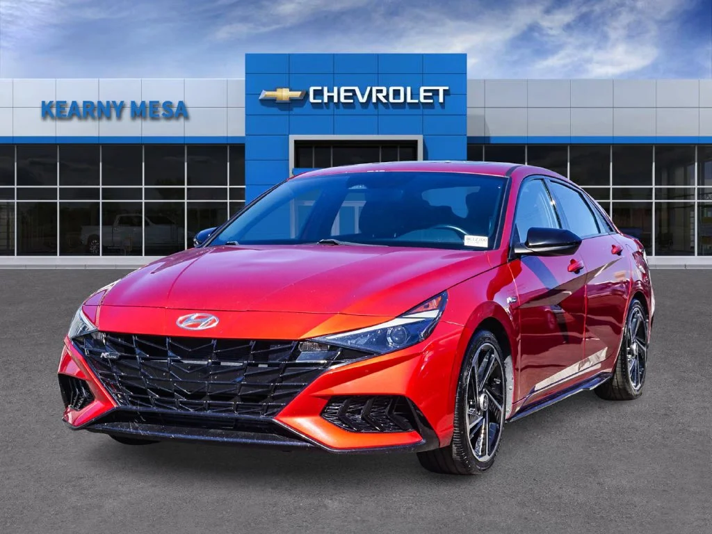 Used 2021 Orange Hyundai N Line image 3