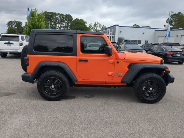 Used 2020 Orange Jeep Sport S image 2