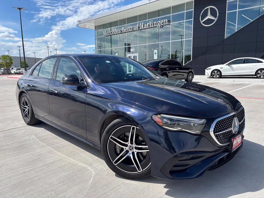 Used 2024 Blue Mercedes-Benz E 450 image 1